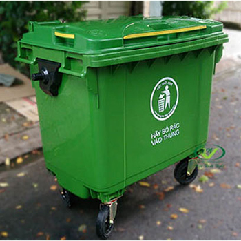 thùng rác công nghiệp 660l