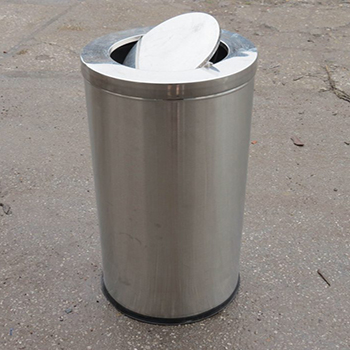 thùng rác inox nắp lật